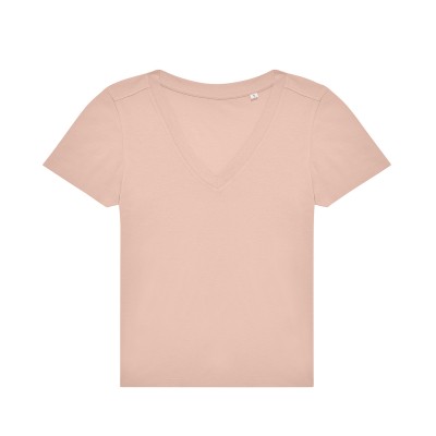 T-shirt con scollo a V da donna - cod. RWB213F